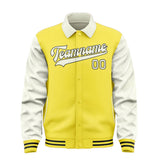 Custom Light Yellow Cream Jacket
