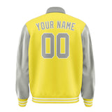 Custom Light Yellow Gray Jacket