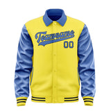Custom Light Yellow Sky Blue Jacket