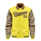 Custom Light Yellow Khaki Jacket