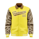 Custom Light Yellow Khaki Jacket