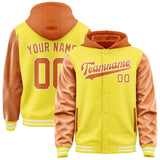 Custom Light Yellow Orange Jacket