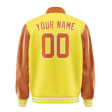 Custom Light Yellow Orange Jacket
