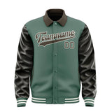 Custom Blue Green Brown Jacket
