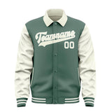 Custom Blue Green Cream Jacket