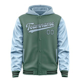 Custom Blue Green Light Blue Jacket