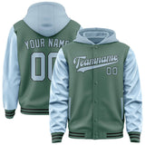 Custom Blue Green Light Blue Jacket