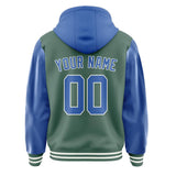 Custom Blue Green Sky Blue Jacket