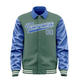 Custom Blue Green Sky Blue Jacket