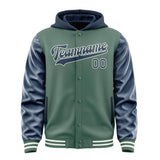 Custom Blue Green Blue Jacket