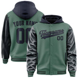 Custom Blue Green Navy Jacket