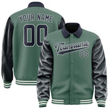 Custom Blue Green Navy Jacket