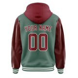 Custom Blue Green Crimson Red Jacket