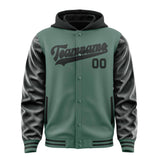 Custom Blue Green Black Jacket