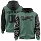 Custom Blue Green Black Jacket