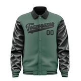 Custom Blue Green Black Jacket
