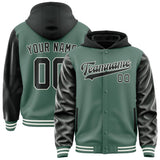 Custom Blue Green Black Jacket