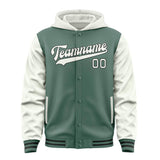 Custom Blue Green White Jacket