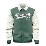 Custom Blue Green White Jacket