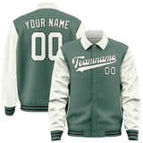 Custom Blue Green White Jacket