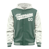 Custom Blue Green White Jacket
