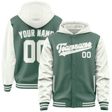 Custom Blue Green White Jacket