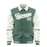 Custom Blue Green White Jacket