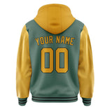 Custom Blue Green Yellow Jacket