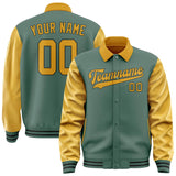 Custom Blue Green Yellow Jacket