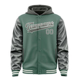 Custom Blue Green Dark Grey Jacket