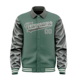 Custom Blue Green Dark Grey Jacket