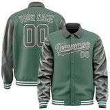 Custom Blue Green Dark Grey Jacket