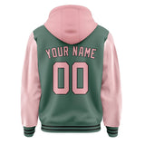 Custom Blue Green Light Pink Jacket