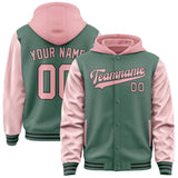 Custom Blue Green Light Pink Jacket