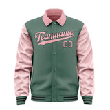 Custom Blue Green Light Pink Jacket