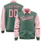 Custom Blue Green Light Pink Jacket