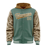 Custom Blue Green Khaki Jacket