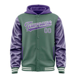 Custom Blue Green Light Purple Jacket