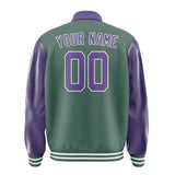Custom Blue Green Light Purple Jacket