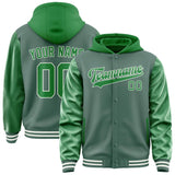 Custom Blue Green Emerald Green Jacket