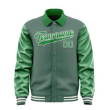 Custom Blue Green Emerald Green Jacket