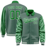 Custom Blue Green Emerald Green Jacket