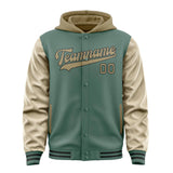 Custom Blue Green Light Khaki Jacket