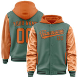 Custom Blue Green Orange Jacket