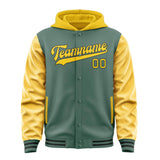 Custom Blue Green Gold Jacket