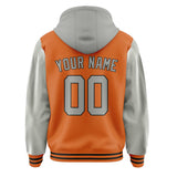 Custom Orange Gray Jacket
