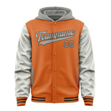 Custom Orange Gray Jacket