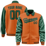 Custom Orange Green Jacket