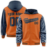 Custom Orange Blue Jacket