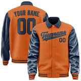 Custom Orange Blue Jacket